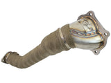 Twisted Steel 3-1/2 to 3 Inch 304 Stainless Steel Street Series Downpipe w/ Cats Mitsubishi Lancer Evo X 08-15 L4-2.0L (t) aFe Power
