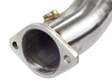 Twisted Steel 3-1/2 to 3 Inch 304 Stainless Steel Street Series Downpipe w/ Cats Mitsubishi Lancer Evo X 08-15 L4-2.0L (t) aFe Power