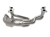 Twisted Steel Long Tube Header 304 Stainless Steel w/ Cat Subaru Outback/ Legacy 13-19 H4-2.5L aFe Power