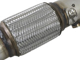 Twisted Steel Downpipe 2-1/2 Inch 304 Stainless Steel w/ Cat Hyundai Elantra 17-19 L4-1.6L (t) aFe Power