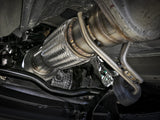 Twisted Steel Downpipe 2-1/2 Inch 304 Stainless Steel w/ Cat Hyundai Elantra 17-19 L4-1.6L (t) aFe Power