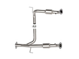 Twisted Steel Y-Pipe 2 to 3 Inch 409 Stainless Steel w/ Cat Toyota Tacoma 05-15 V6-4.0L aFe Power