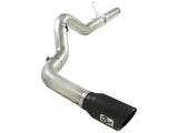 Atlas 5 Inch Aluminized Steel Dpf-Back Exhaust System w/Black Tip Dodge Diesel Trucks 07.5-12 L6-6.7L (td) aFe Power
