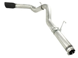 Atlas 5 Inch Aluminized Steel Dpf-Back Exhaust System w/Black Tip Dodge Diesel Trucks 07.5-12 L6-6.7L (td) aFe Power