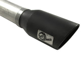 Atlas 5 Inch Aluminized Steel Dpf-Back Exhaust System w/Black Tip Dodge Diesel Trucks 07.5-12 L6-6.7L (td) aFe Power