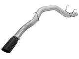 Atlas 5 Inch Aluminized Steel Dpf-Back Exhaust System w/Black Tip Dodge Ram Diesel Trucks 13-18 L6-6.7L (td)160.5/160 Inch Wheel-Base aFe Power