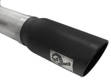 Atlas 5 Inch Aluminized Steel Dpf-Back Exhaust System w/Black Tip Dodge Ram Diesel Trucks 13-18 L6-6.7L (td)160.5/160 Inch Wheel-Base aFe Power