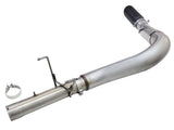 Atlas 5 Inch Aluminized Steel Dpf-Back Exhaust System w/Black Tip Dodge Ram Diesel Trucks 13-18 L6-6.7L (td) Crew Cab aFe Power