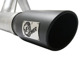 Atlas 4 Inch Aluminized Steel Cat-Back Exhaust System w/ Muffler & Black Tip Ford F-150 11-14 V6-3.5L (tt) aFe Power