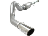 Atlas 4 Inch Aluminized Steel Cat-Back Exhaust System w/ Muffler & Polished Tip Ford F-150 11-14 V6-3.5L (tt) aFe Power