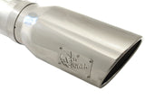 Atlas 5 Inch Aluminized Steel Dpf-Back Exhaust System w/Polished Tip Ford Diesel Trucks 08-10 V8-6.4L (td) aFe Power
