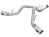 Atlas 4 Inch Aluminized Steel Dpf-Back Exhaust System w/Polished Tip Ford Diesel Trucks 11-14 V8-6.7L (td) aFe Power