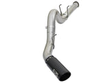 Atlas 5 Inch Aluminized Steel Dpf-Back Exhaust System w/Black Tip Ford Diesel Trucks 17-26 V8-6.7L (td) aFe Power