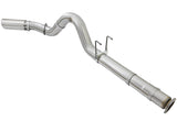 Atlas 5 Inch Aluminized Steel Dpf-Back Exhaust System w/Polished Tip Ford Diesel Trucks 17-26 V8-6.7L (td) aFe Power