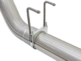 Atlas 5 Inch Aluminized Steel Dpf-Back Exhaust System w/Polished Tip Ford Diesel Trucks 17-26 V8-6.7L (td) aFe Power