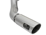 Atlas 5 Inch Aluminized Steel Dpf-Back Exhaust System w/Polished Tip Ford Diesel Trucks 17-26 V8-6.7L (td) aFe Power