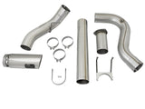 Atlas 5 Inch Aluminized Steel Dpf-Back Exhaust System w/Polished Tip Ford Diesel Trucks 17-26 V8-6.7L (td) aFe Power