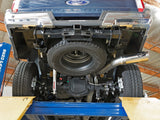 Atlas 5 Inch Aluminized Steel Dpf-Back Exhaust System w/Polished Tip Ford Diesel Trucks 17-26 V8-6.7L (td) aFe Power
