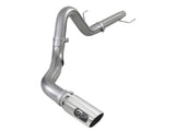 Atlas 4 Inch Aluminized Steel Dpf-Back Exhaust System w/ Polished Tip Ford F-150 18-20 V6-3.0L (td) aFe Power