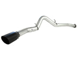 Atlas 5 Inch Aluminized Steel Dpf-Back Exhaust System w/Black Tip GM Diesel Trucks 07.5-10 V8-6.6L (td) Lmm aFe Power