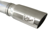 Atlas 5 Inch Aluminized Steel Dpf-Back Exhaust System w/Polished Tip GM Diesel Trucks 07.5-10 V8-6.6L (td) Lmm aFe Power