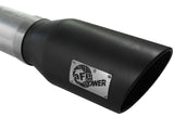 Atlas 5 Inch Aluminized Steel Dpf-Back Exhaust System w/Black Tip GM Diesel Trucks 11-16 V8-6.6L (td) Lml aFe Power