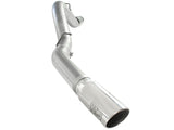Atlas 5 Inch Aluminized Steel Dpf-Back Exhaust System w/Polished Tip GM Diesel Trucks 11-16 V8-6.6L (td) Lml aFe Power