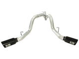 Atlas 4 Inch Aluminized Steel Dpf-Back Exhaust System w/Black Tip GM Diesel Trucks 11-16 V8-6.6L (td) Lml aFe Power