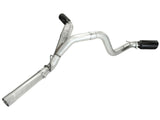 Atlas 4 Inch Aluminized Steel Dpf-Back Exhaust System w/Black Tip GM Diesel Trucks 11-16 V8-6.6L (td) Lml aFe Power