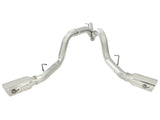 Atlas 4 Inch Aluminized Steel Dpf-Back Exhaust System w/Polished Tip GM Diesel Trucks 11-16 V8-6.6L (td) Lml aFe Power