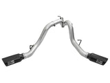 Atlas 4 Inch Aluminized Steel Dpf-Back Exhaust System w/Black Tip GM Diesel Trucks 2016 V8-6.6L (td) Lml aFe Power
