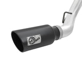 Atlas 4 Inch Aluminized Steel Dpf-Back Exhaust System w/Black Tip GM Diesel Trucks 2016 V8-6.6L (td) Lml aFe Power
