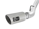 Atlas 4 Inch Aluminized Steel Dpf-Back Exhaust System w/Polished Tip GM Diesel Trucks 2016 V8-6.6L (td) Lml aFe Power