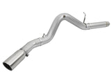 Atlas 5 Inch Aluminized Steel Dpf-Back Exhaust System w/Polished Tip GM Diesel Trucks 2016 V8-6.6L (td) Lml aFe Power