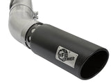 Atlas 4 Inch Aluminized Steel Dpf-Back Exhaust System w/Black Tip GM Diesel Trucks 17-19 V8-6.6L (td) L5P aFe Power