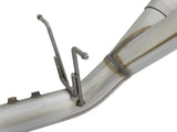 Atlas 4 Inch Aluminized Steel Dpf-Back Exhaust System w/ Black Tip GM Diesel Trucks 17-19 V8-6.6L (td) L5P aFe Power