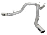 Atlas 4 Inch Aluminized Steel Dpf-Back Exhaust System w/ Polished Tip GM Diesel Trucks 17-19 V8-6.6L (td) L5P Dual Rear Exit Position aFe Power