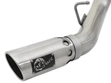 Atlas 4 Inch Aluminized Steel Dpf-Back Exhaust System w/ Polished Tip GM Diesel Trucks 17-19 V8-6.6L (td) L5P Dual Rear Exit Position aFe Power