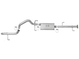Scorpion 2-1/2 Inch Aluminized Steel Cat-Back Hi-Tuck Exhaust System Toyota Fj Cruiser 07-18 V6-4.0L aFe Power