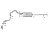 Scorpion 2-1/2 Inch Aluminized Steel Cat-Back Exhaust System w/ Polished Tip Toyota Fj Cruiser 07-18 V6-4.0L aFe Power