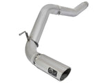 Atlas 5 Inch Aluminized Steel Dpf-Back Exhaust System w/ Polished Tip Nissan Titan Xd 16-19 V8-5.0L (td) aFe Power
