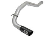 Atlas 4 Inch Aluminized Steel Dpf-Back Exhaust System w/Black Tip Nissan Titan Xd 16-19 V8-5.0L (td) aFe Power