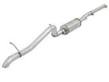 Scorpion 2-1/2 Inch Aluminized Steel Cat-Back Hi-Tuck Exhaust System Jeep Wrangler (JK) 2/4 Door 07-18 V6-3.6L/3.8L aFe Power