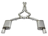 Mach Force-Xp 3 Inch 304 Stainless Steel Cat-Back Exhaust System w/Polished Tip Ford Mustang GT 15-17 V8-5.0L/V6-3.7L aFe Power