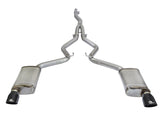 Mach Force-Xp 3 Inch to 2-1/2 Inch Stainless Steel Cat-Back Exhaust w/ Black Tip Ford Mustang 15-23 L4-2.3L (t) EcoBoost aFe Power