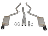 Mach Force-Xp 3 Inch to 2-1/2 Inch Stainless Steel Cat-Back Exhaust w/ Black Tip Ford Mustang 15-23 L4-2.3L (t) EcoBoost aFe Power