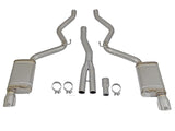 Mach Force-Xp 3 to 2-1/2 Inch Stainless Steel Cat-Back Exhaust Sys w/Polished Tip Ford Mustang 15-23 L4-2.3L (t) EcoBoost aFe Power