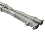 Mach Force-Xp 304 Stainless Steel Cat-Back Exhaust w/ Resonator Polished Tip Ford Mustang 15-17 V8-5.0L/V6-3.7L aFe Power