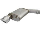 Mach Force-Xp 304 Stainless Steel Cat-Back Exhaust w/ Resonator Polished Tip Ford Mustang 15-17 V8-5.0L/V6-3.7L aFe Power
