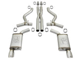 Mach Force-Xp 304 Stainless Steel Cat-Back Exhaust w/ Resonator Polished Tip Ford Mustang 15-17 V8-5.0L/V6-3.7L aFe Power